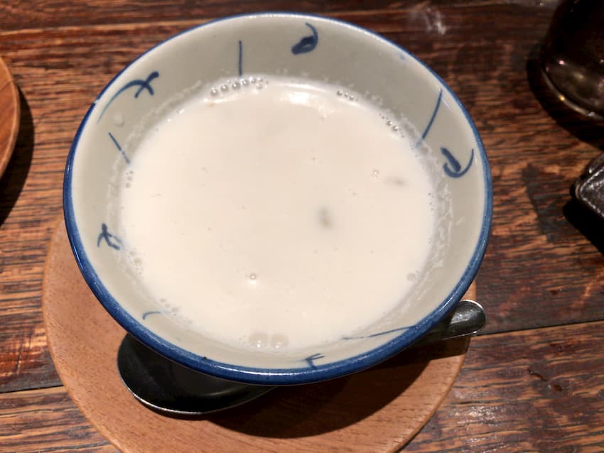 白玉とお豆のココナッツぜんざい