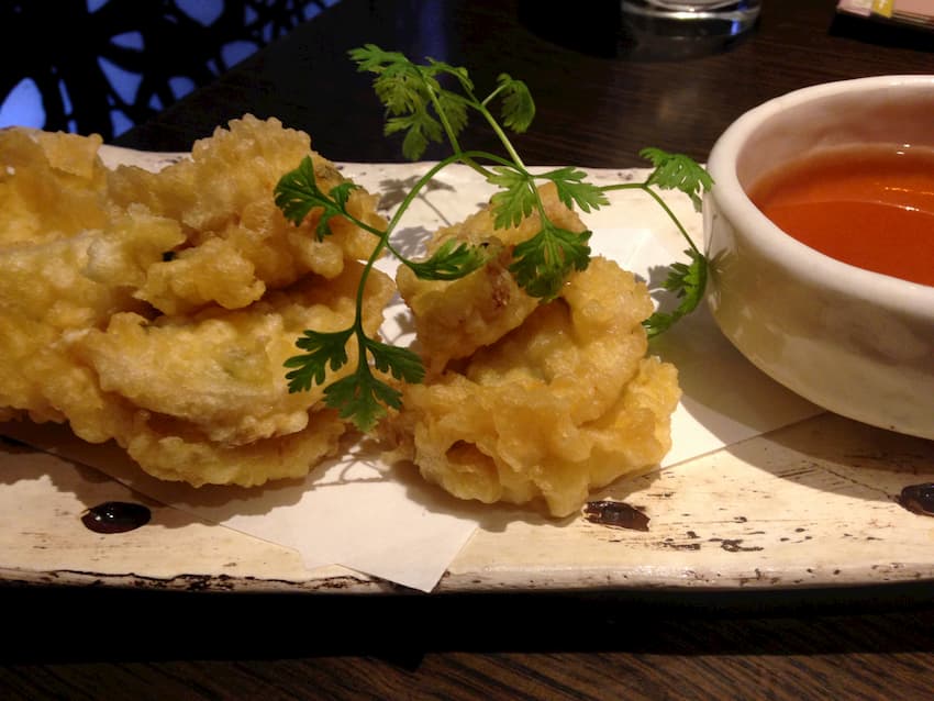 梅納豆レンコン挟み揚げ