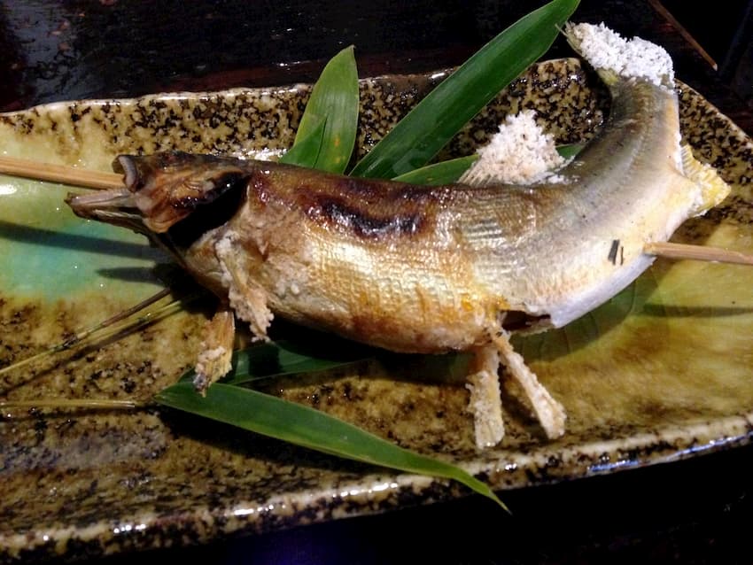 鮎の塩焼き