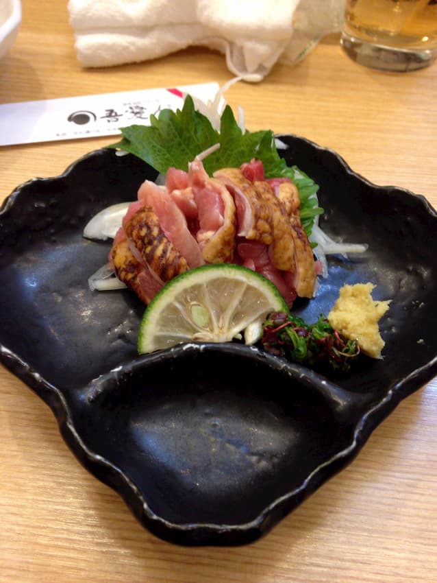 地鶏の刺身