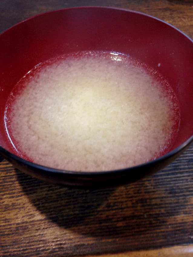鯛の味噌汁