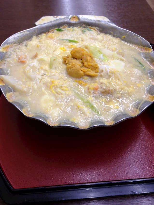 ホタテの貝焼き味噌