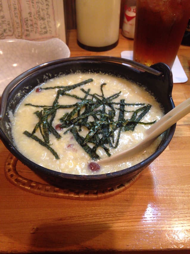 なめこ雑炊