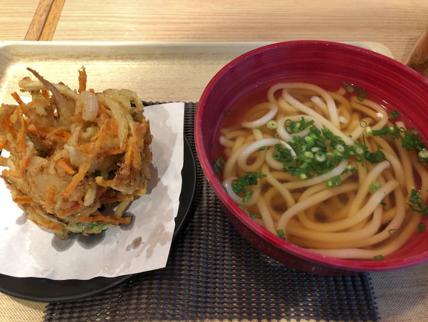 かき揚げうどん