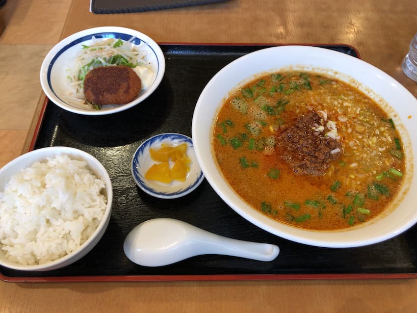 タンタンメンセット