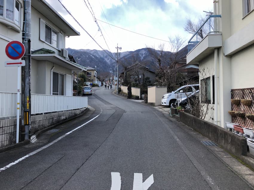 養老の滝までの道