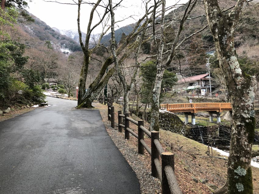 養老の滝までの道