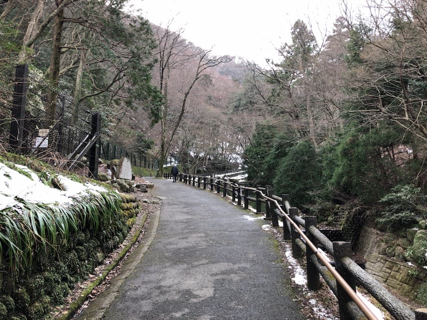 養老の滝までの道