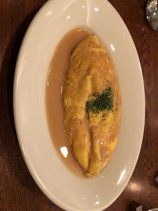 まいたけのオムレツ