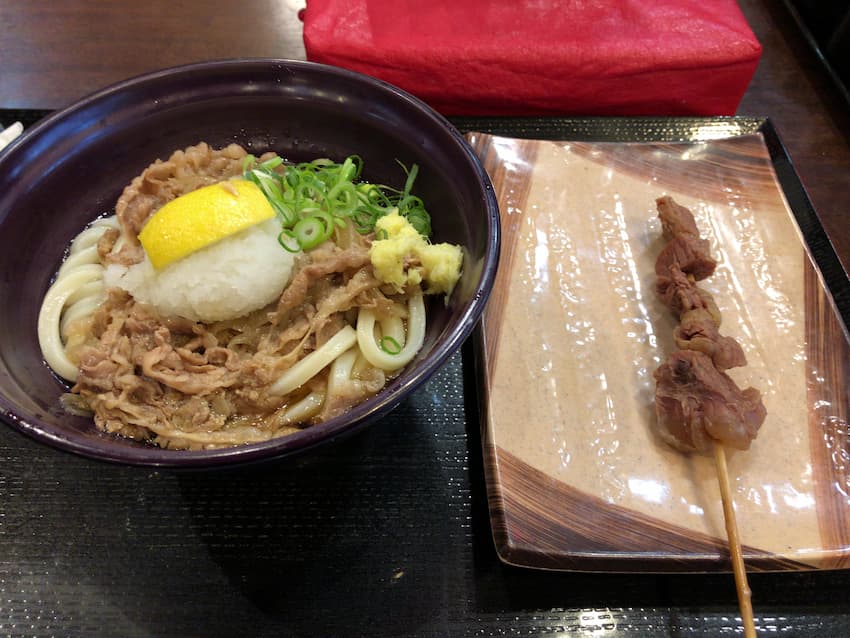 肉ぶっかけと牛すじ