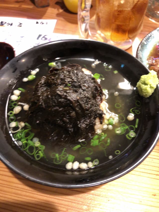 十六島のりの焼きおにぎり茶漬け