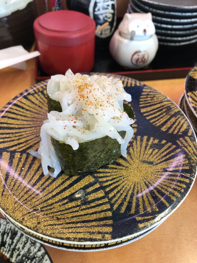 スルメイカの軍艦