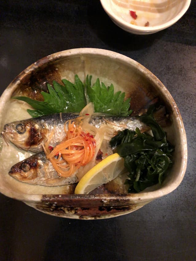焼ままかりの酢漬け