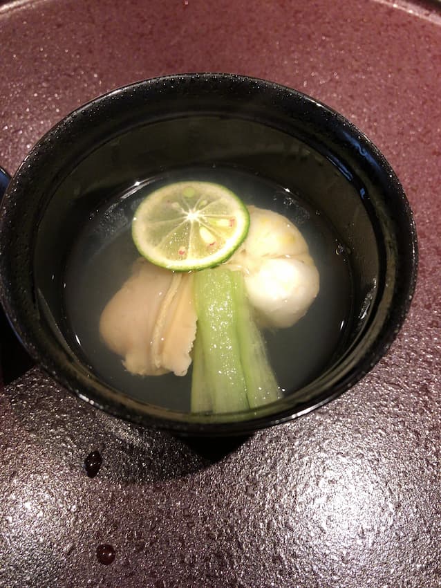 とうもころしのしんじょ、はまぐり