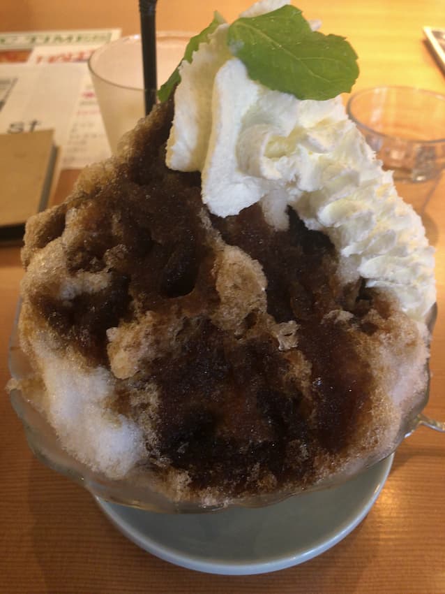かき氷(コーヒー)