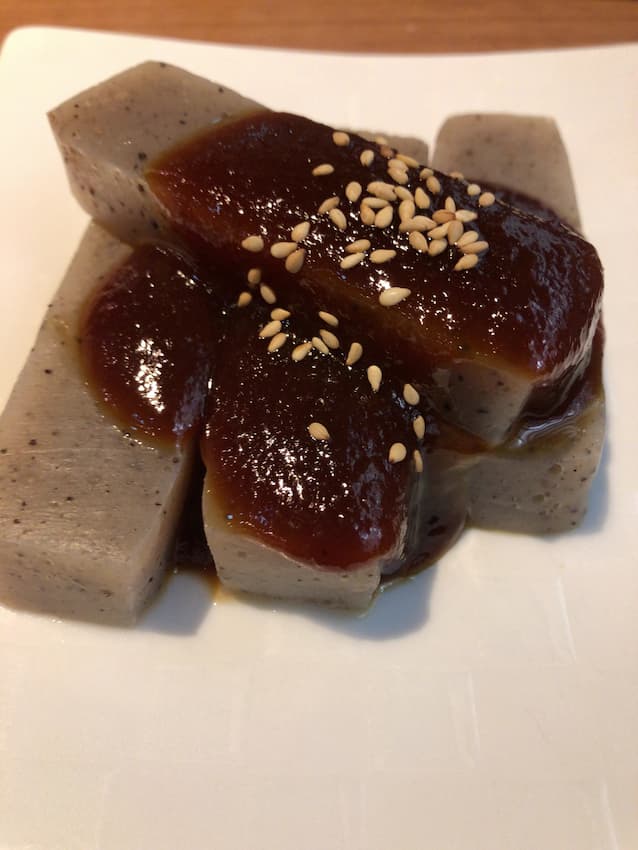 下仁田こんにゃくの味噌田楽