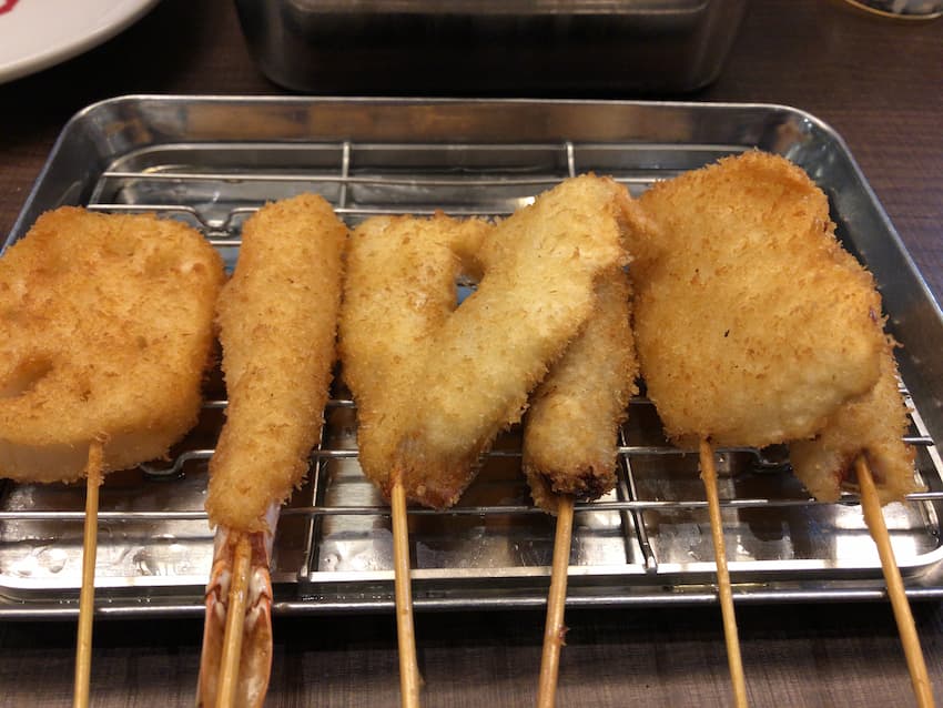 串かつ盛り合わせ
