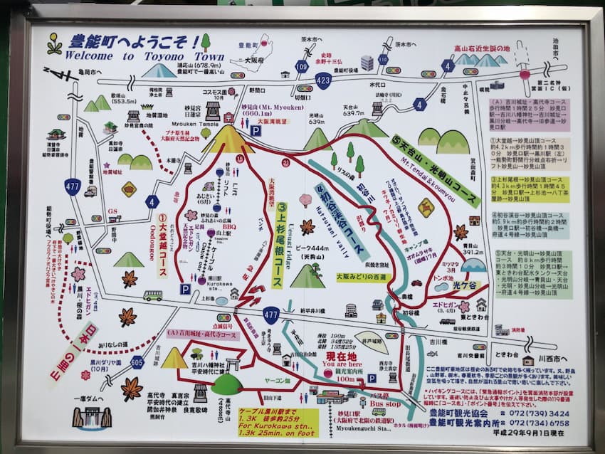 観光案内板