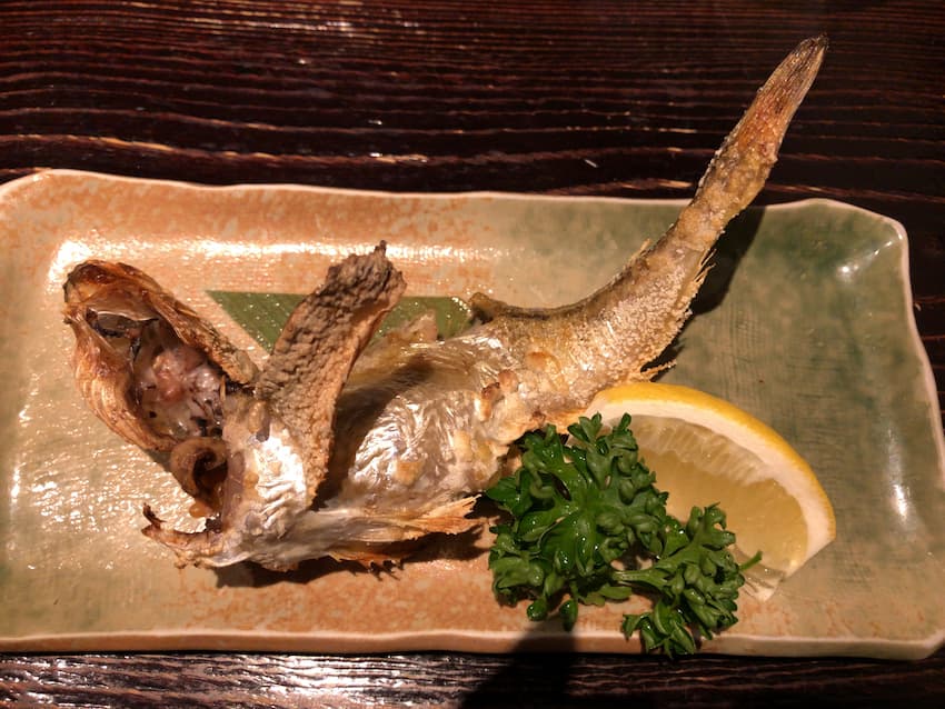 ハタハタ塩焼き