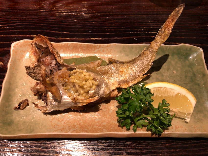 ハタハタ塩焼き