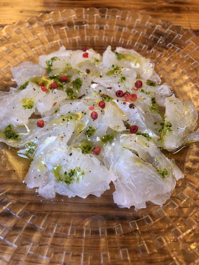 島魚のカルパッチョ