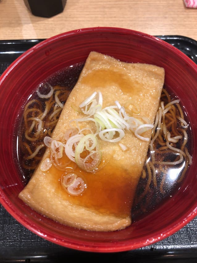 大判きつね蕎麦