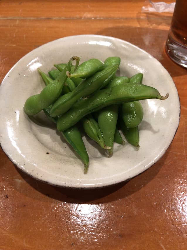 お通しの枝豆