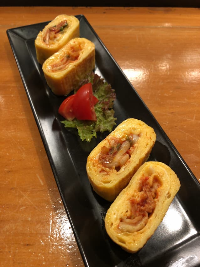 キムチ入厚焼卵