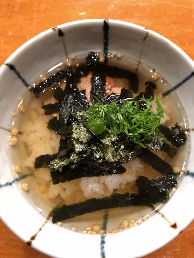 焼明太茶漬け