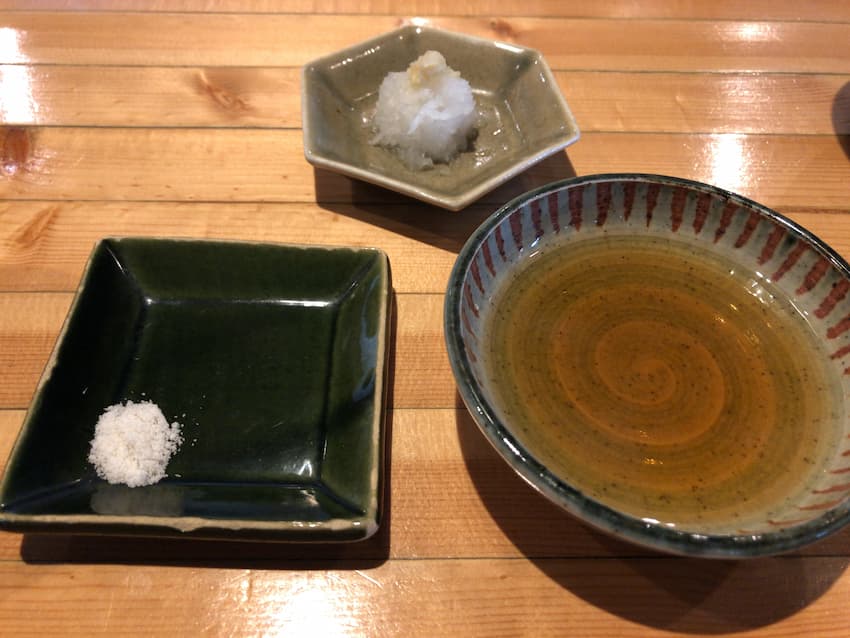 天つゆと塩