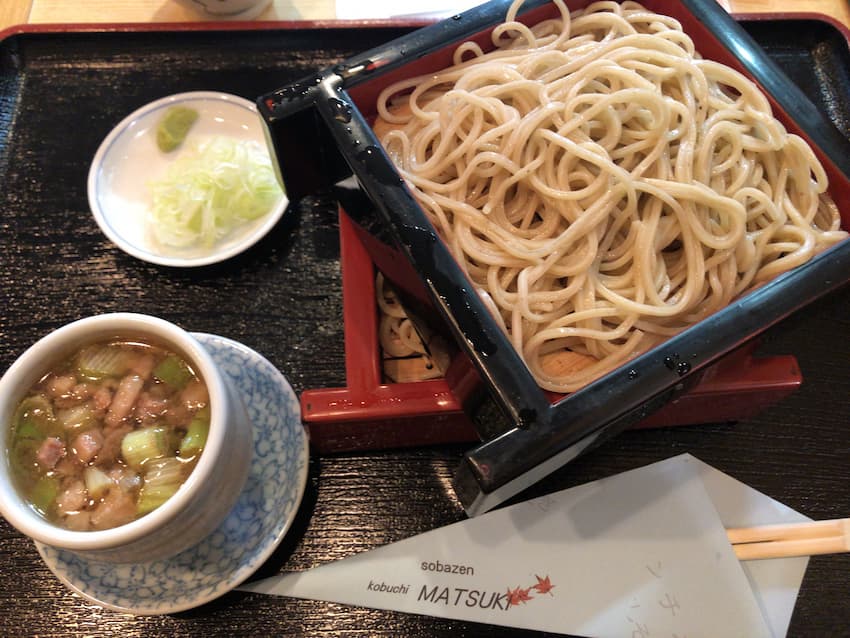 きざみ鴨せいろ