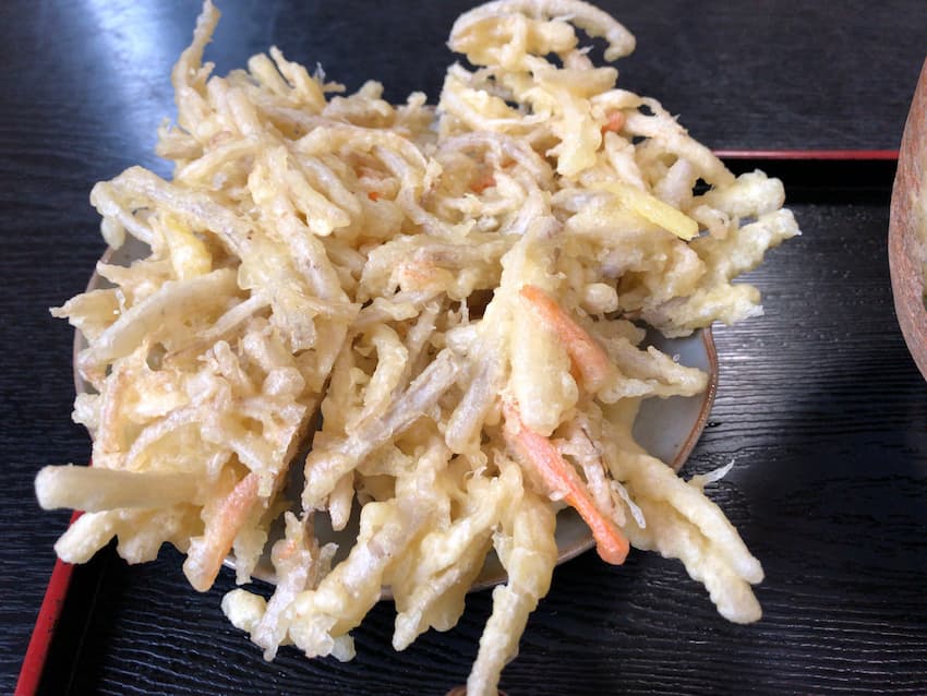 ごぼう天そば
