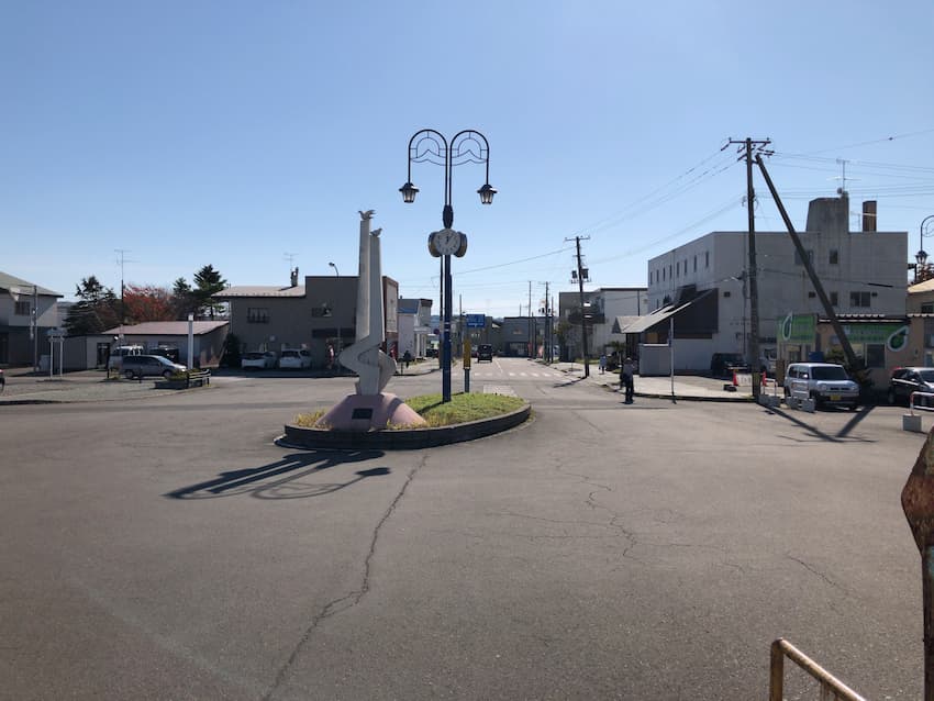 厚岸駅前