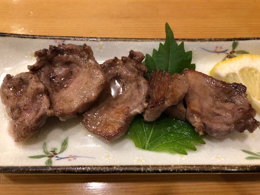 鹿舌塩焼