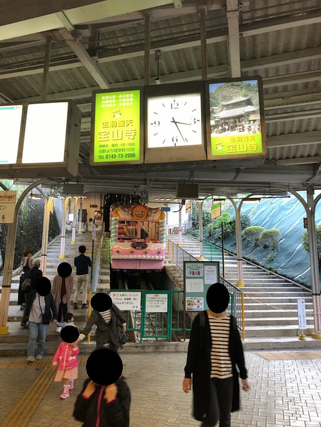 宝山寺駅