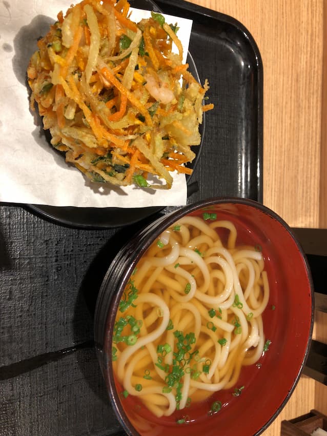 かき揚げうどん