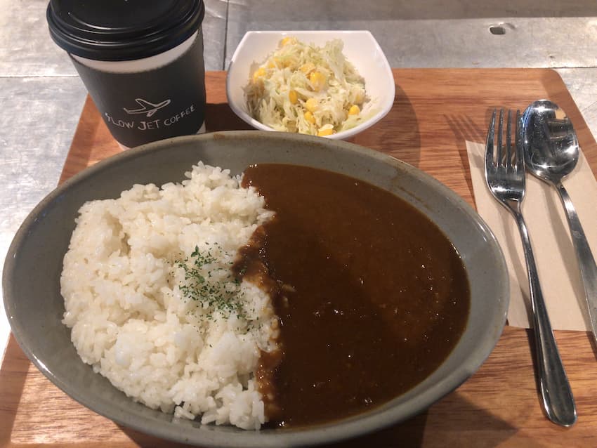 ビーフカレーとコーヒー
