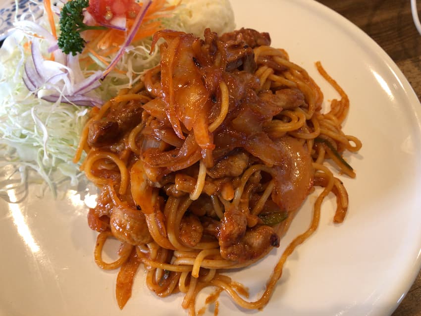 豚肉ナポリ辛口