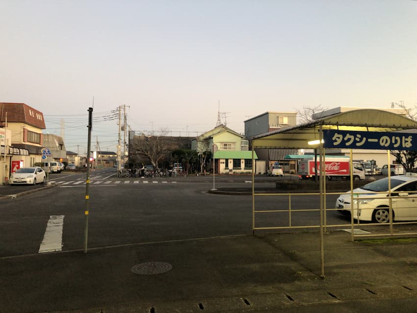 潮来駅前