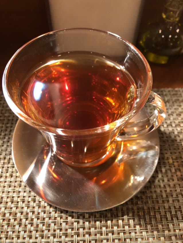 ホットウーロン茶