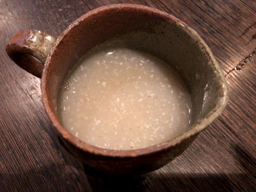 蕎麦湯
