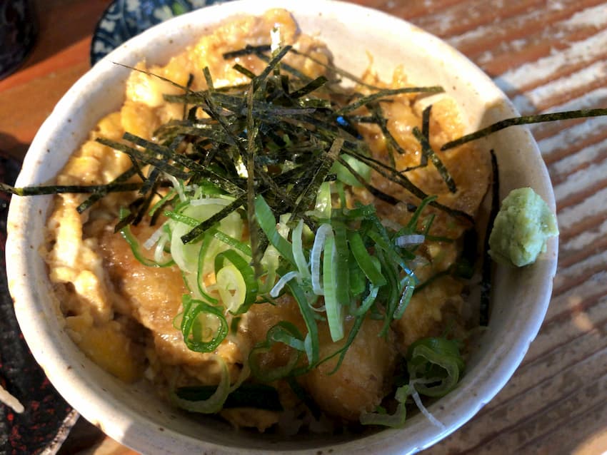 鶏天とじ丼