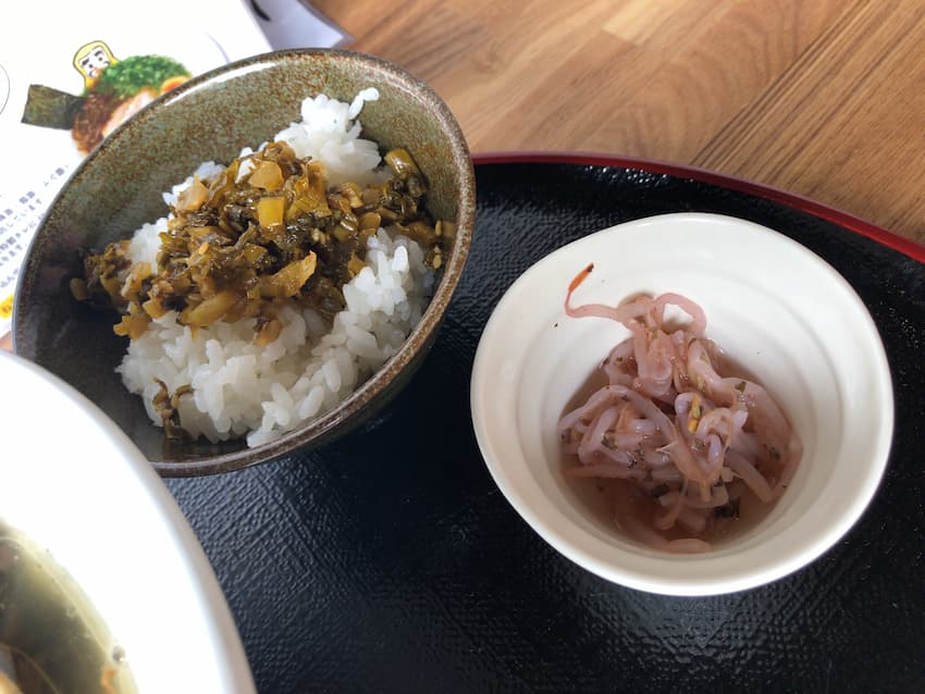 辛子高菜ごはん